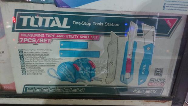 7pcs Measuring Tape And Utility Knife Set