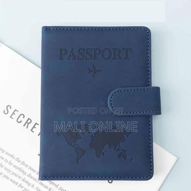 Travel Passport Holder With Rfid Protection