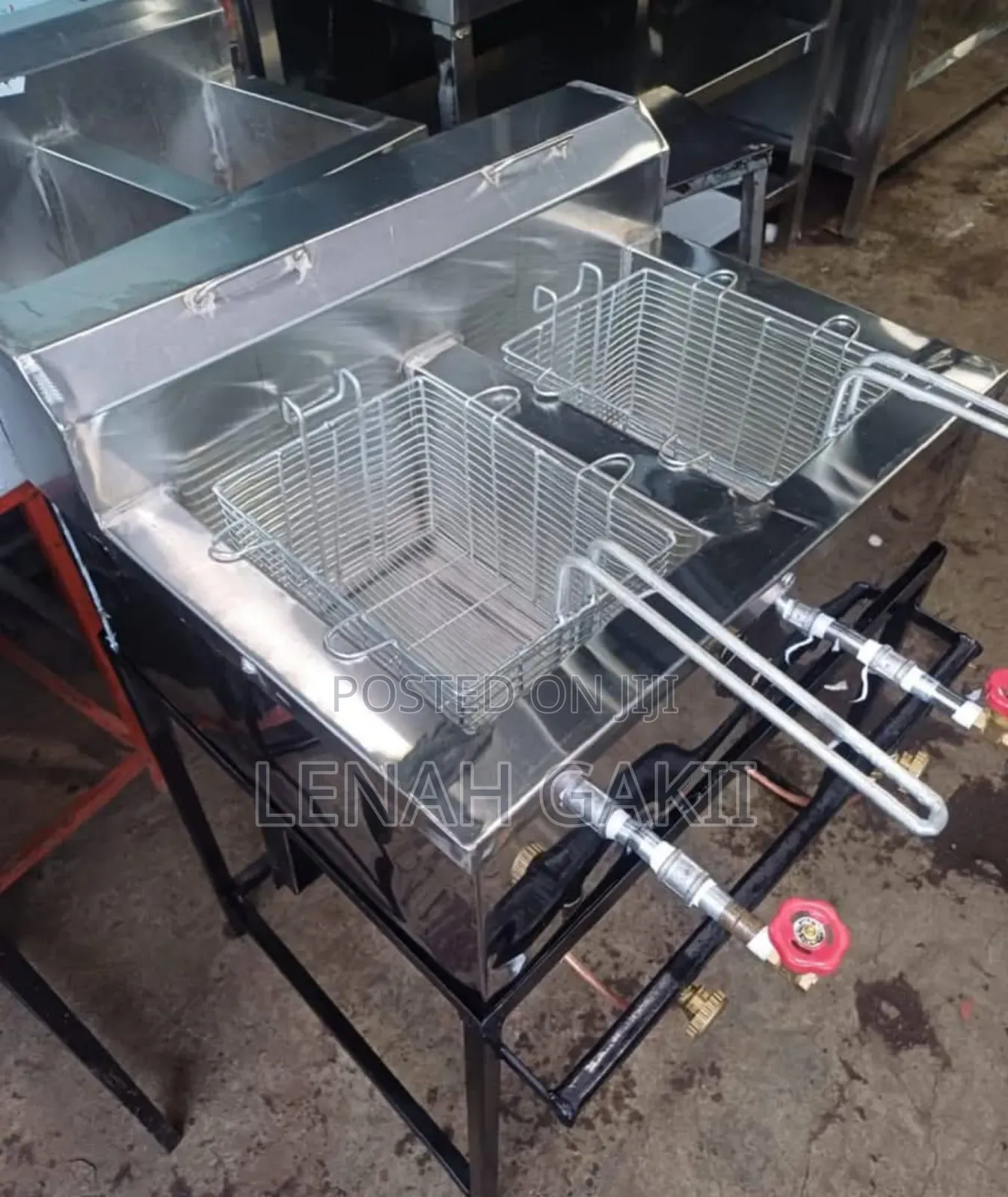 Gas Fryer Double