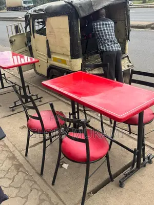 Restaurant And Bar Chairs And Table Set
