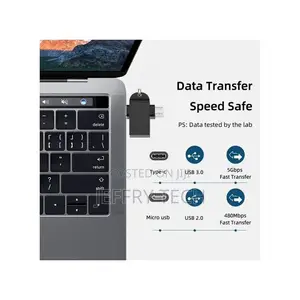 2 in 1 Type-C Micro Usb Male to Female Usb 3.0 Dual Otg