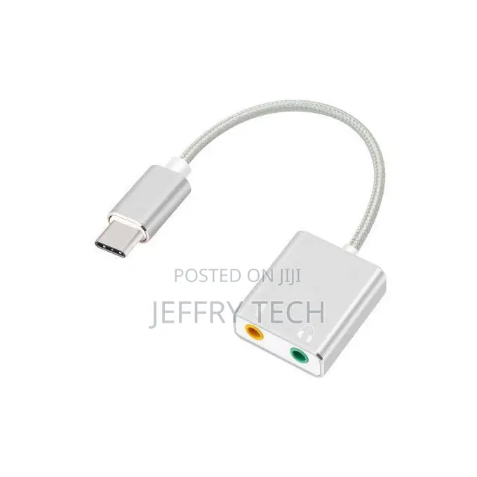 7.1 External Usb Type C Sound Card Jack 3.5mm Usb Audio