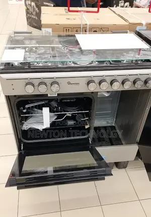 60*90 Stainless Steel Cooker With Gas Compartment Ramtons
