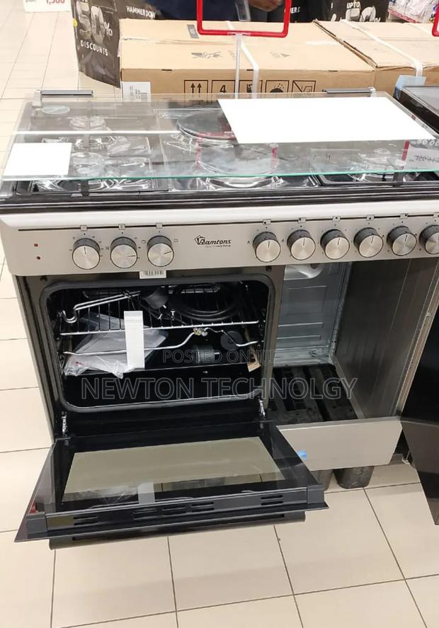 60*90 Stainless Steel Cooker With Gas Compartment Ramtons