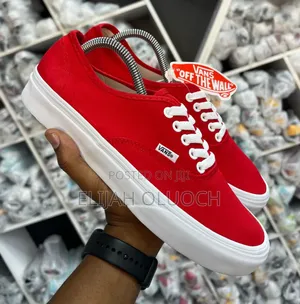 Classic Red Double Sol Vans