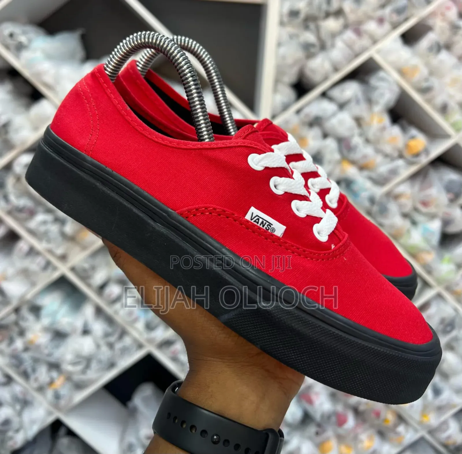 Classic Red Double Sol Vans