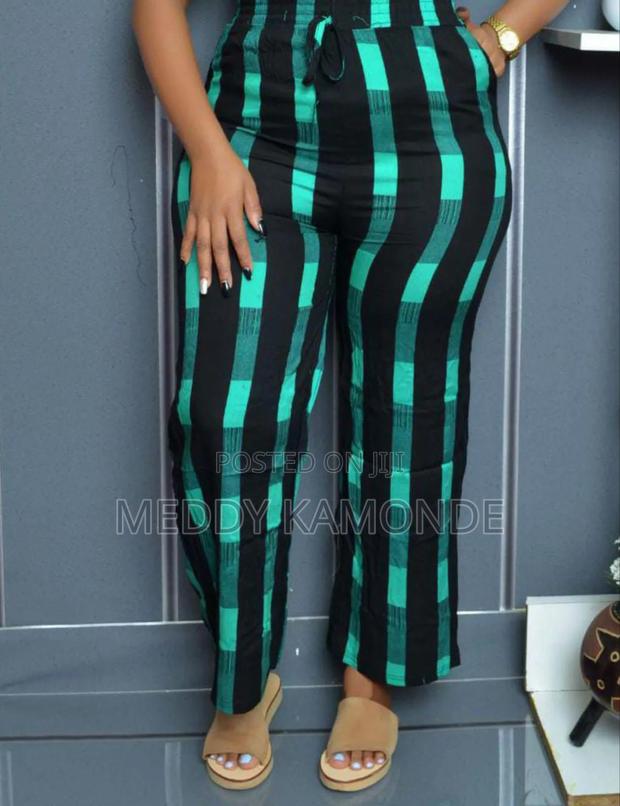Classy Checked Red Beach Wear Pants - thumbnail 2