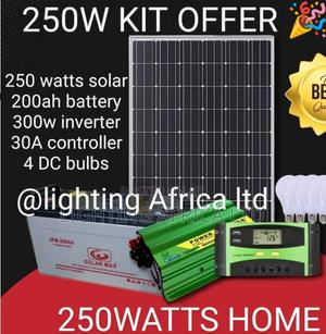 New Power 250w Solar - 200ah Battery - 300w Inverter - Home Solution - thumbnail 2