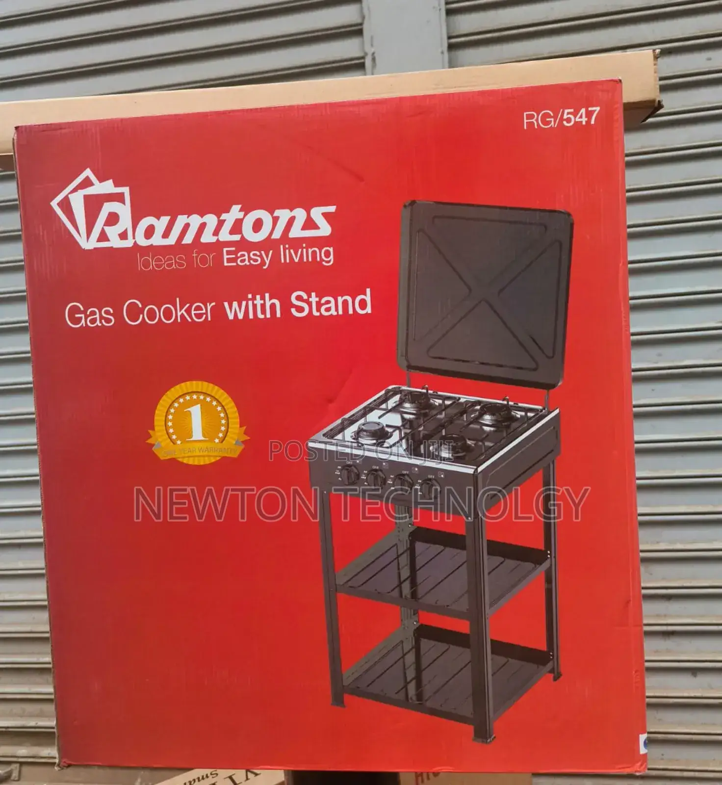 4burner Standing Cooker Ramtons