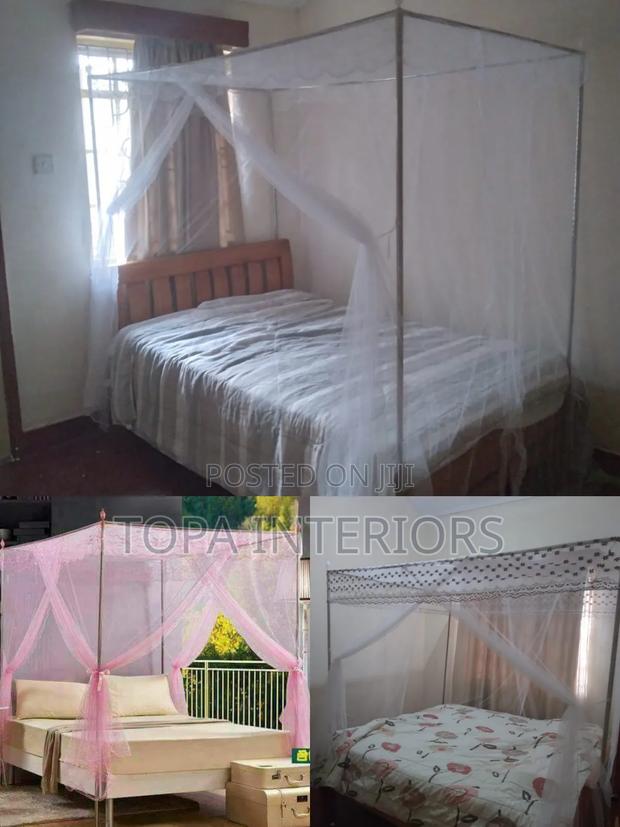 Pretty Bedroom 4 Stand Mosquito Nets for Mosquito Protection