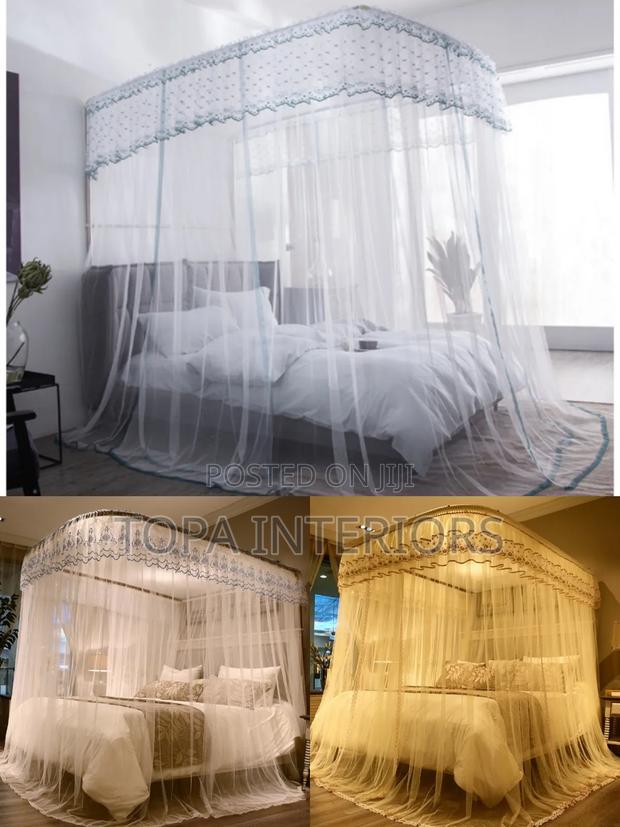 All Bed Sizes Two Stand Rail Mosquito Nets for Bedrooms