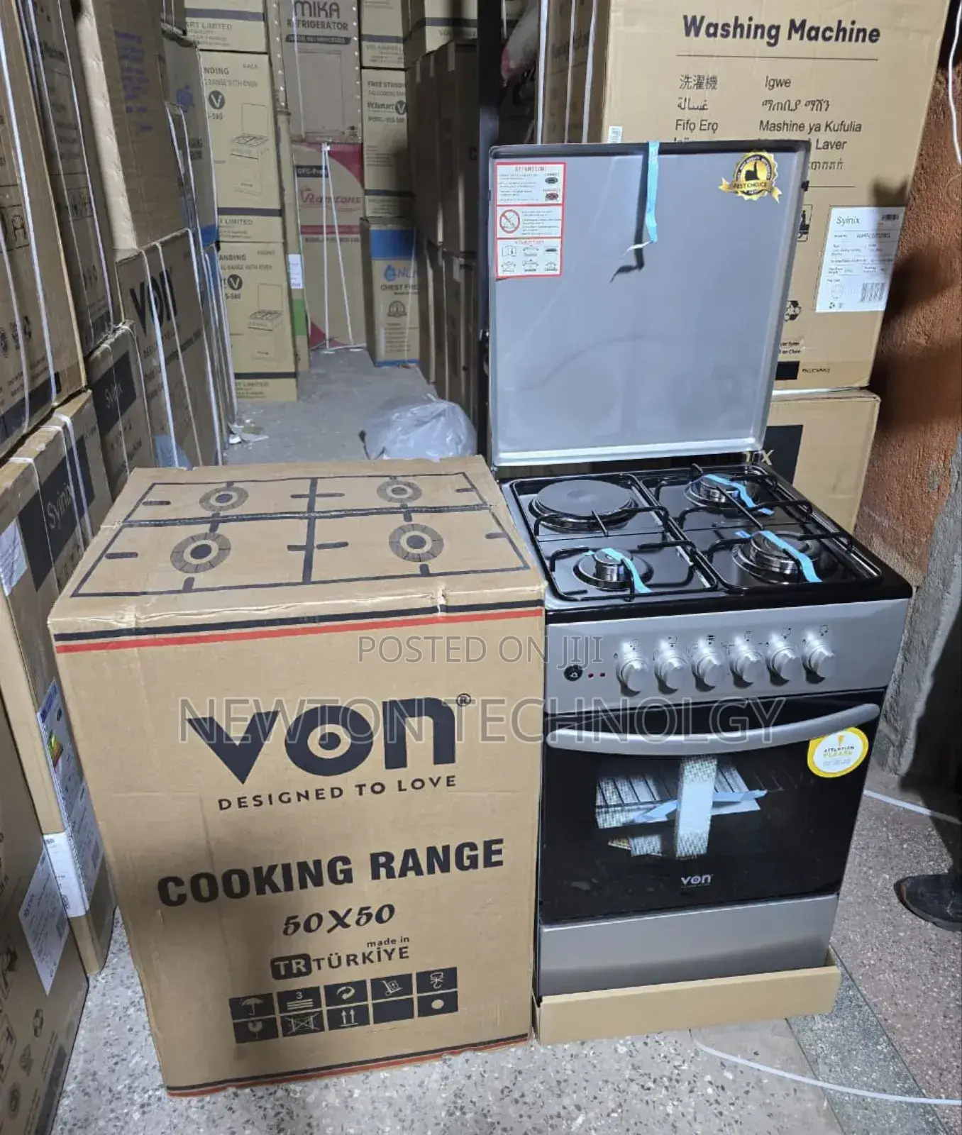 Von Cooker 3 Gas + 1 Electric - Vcf663141ffs, Silver