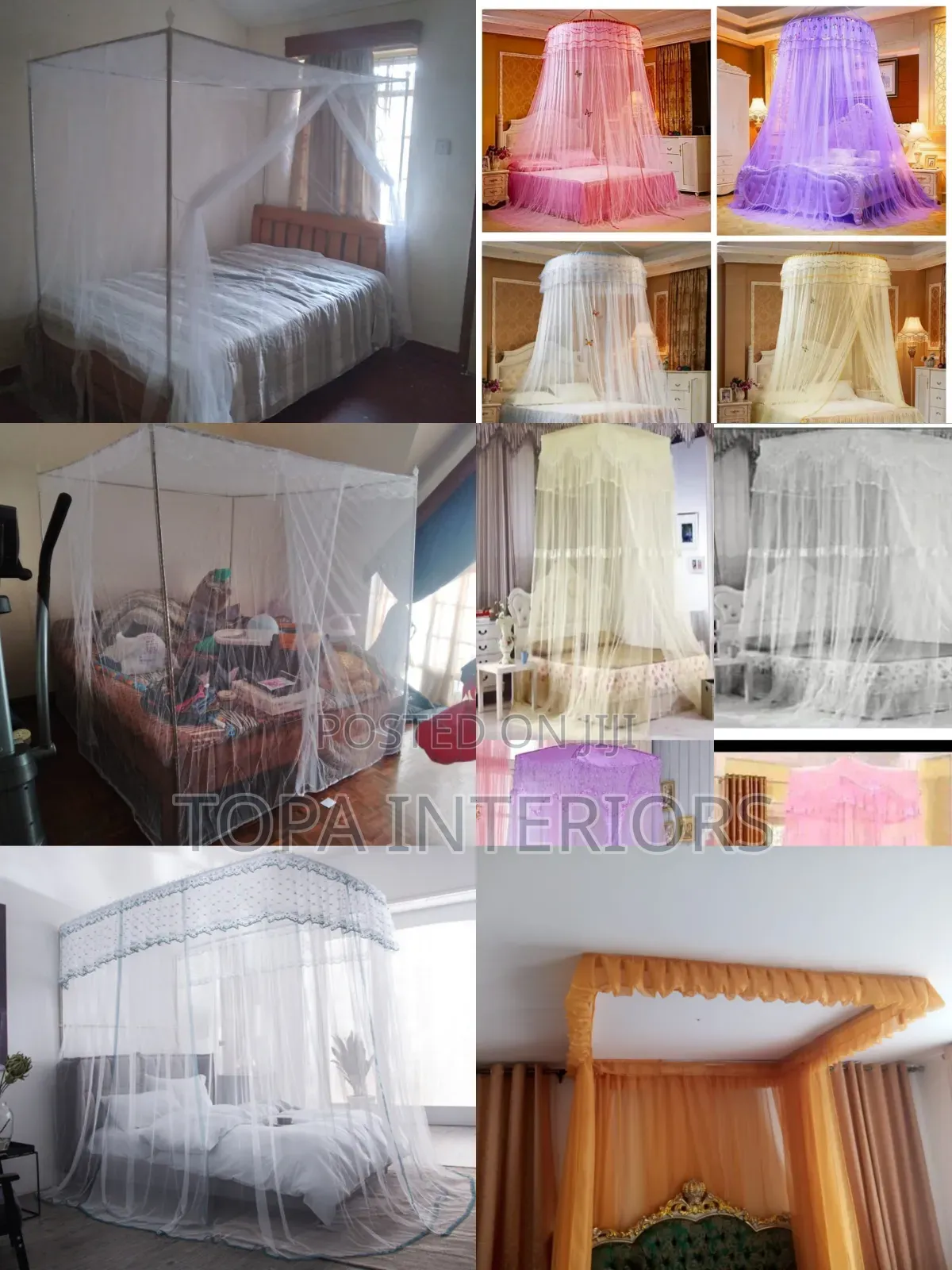 Generic Bedroom Mesh Mosquito Nets for Queen Size Beds Nets