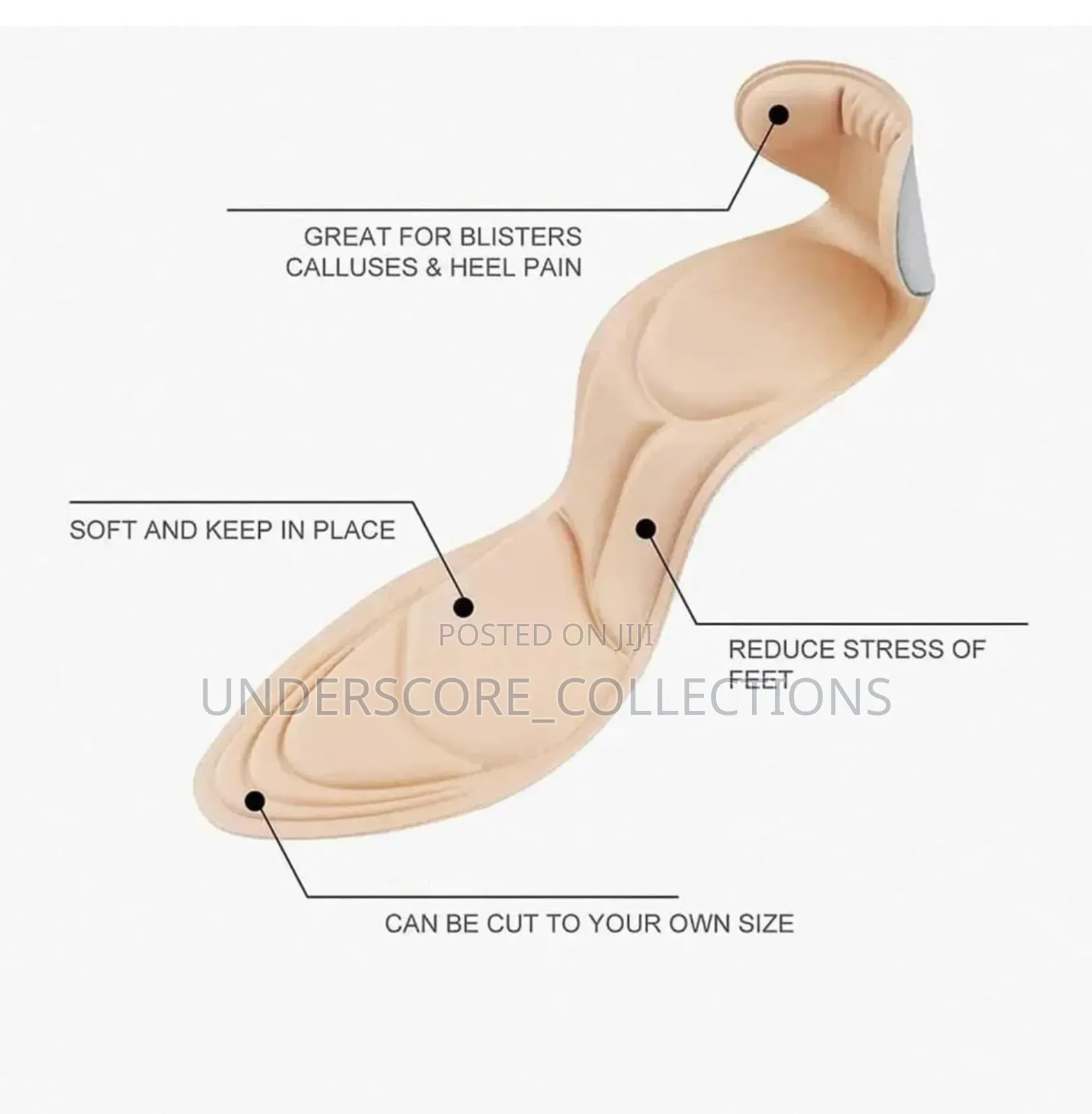 7d Soft Memory Foam Insole Pad