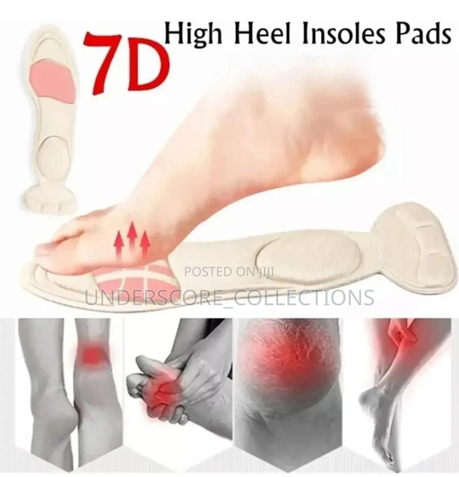 7d Soft Memory Foam Insole Pad