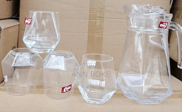  *Water/Juice Glass Jug Set*. 
 Set Consists*