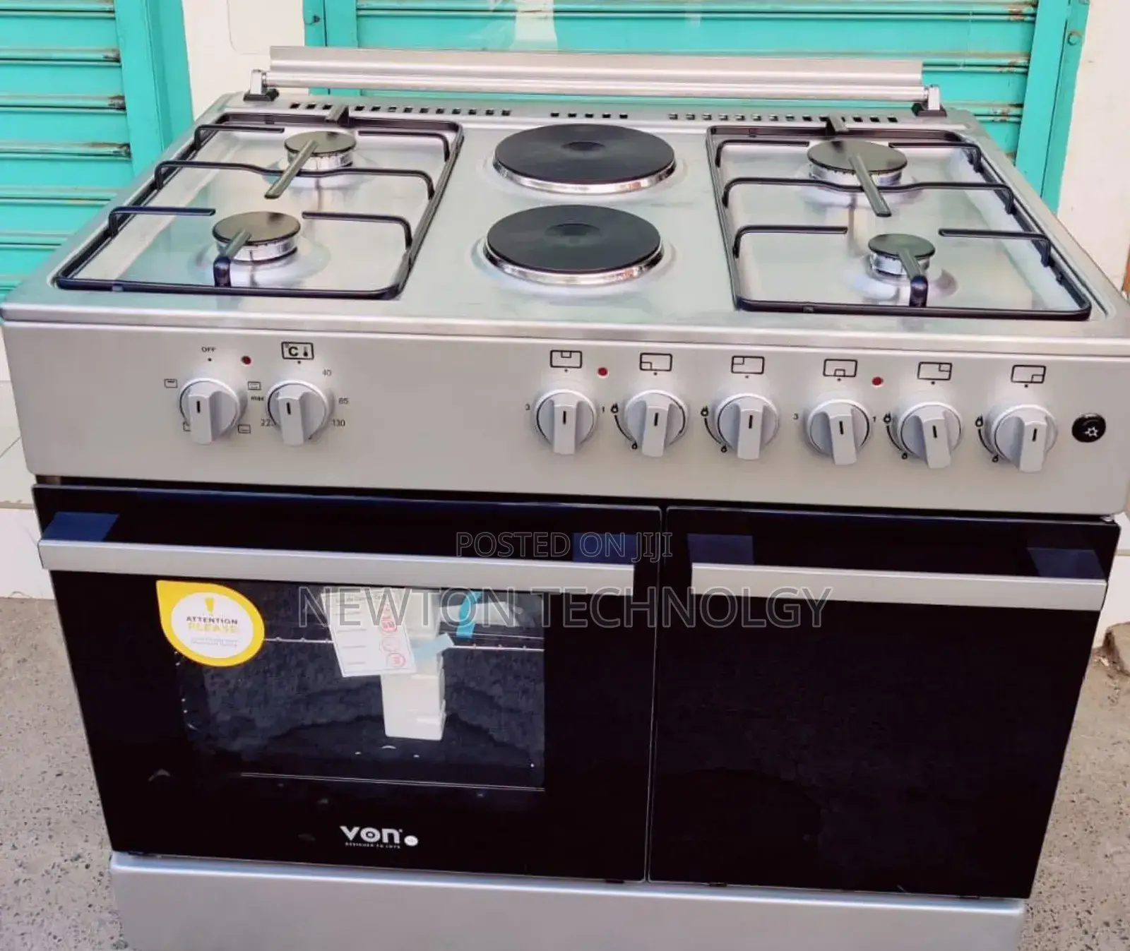 60*90 Von 4+2 With Gas Compartment Standing Cooker