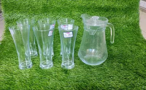 *7 in 1 New High Quality Water/Juice Glass Jar Set*.