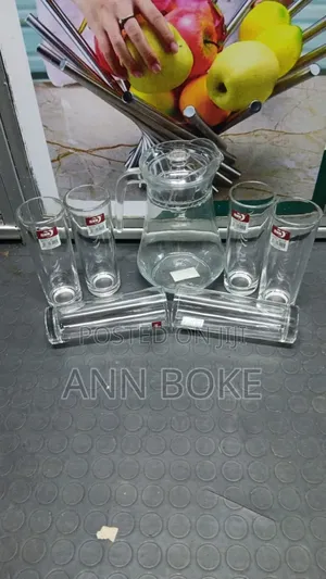  *7 in 1 New High Quality Water/Juice Glass Jar Set*.
