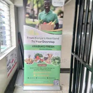 Arabuko Fresh Got Roll Up Banner With Us, Get One Today