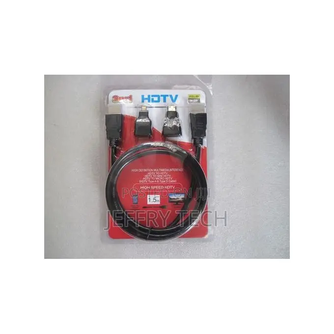HDTV 3 in 1 Cable Also Suitable as Hdmi 3 in 1 Cable
