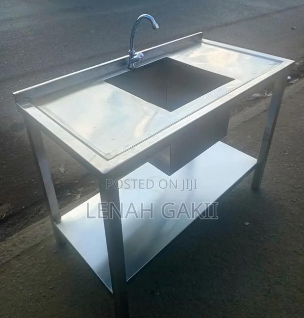 Stainless Steel Kitchen Sink With Working Top