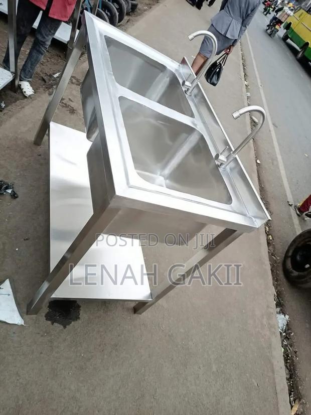 Stainless Steel Kitchen Double Sink - thumbnail 2