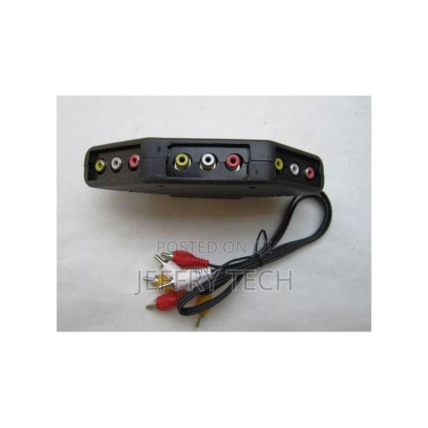 3 Input,1 Output Channels Av Switch Box Multi Selector 3 Por - thumbnail 2