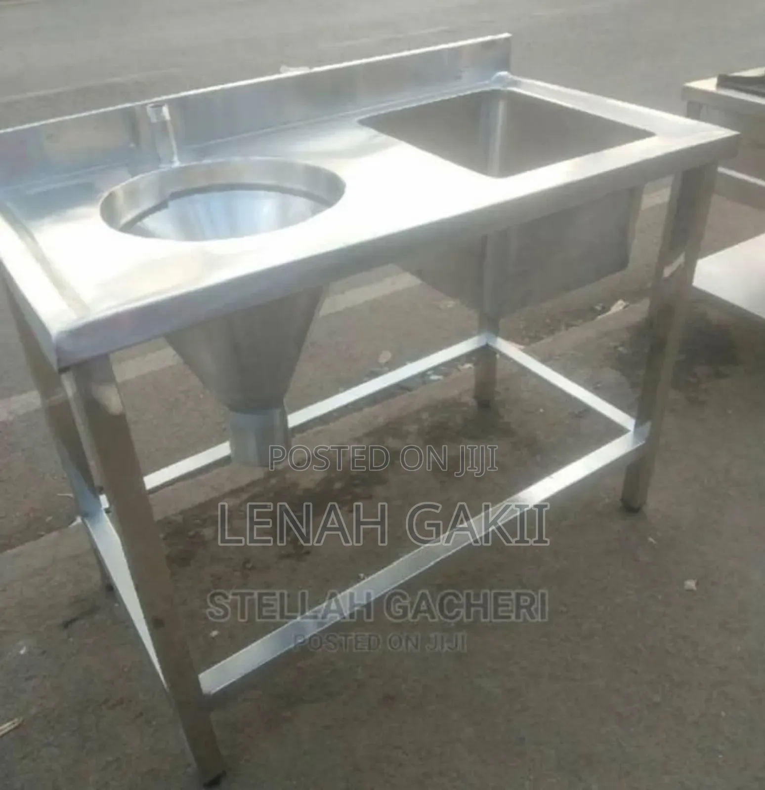 Stainless Steel Sluice Sink