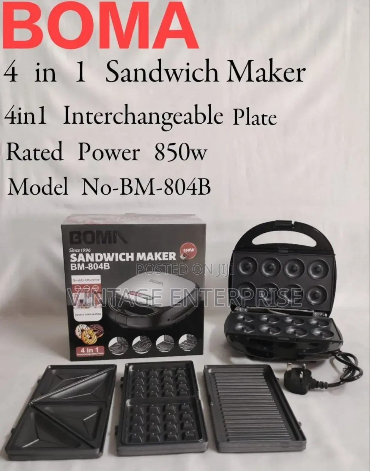 Boma Sandwich Maker 4in1