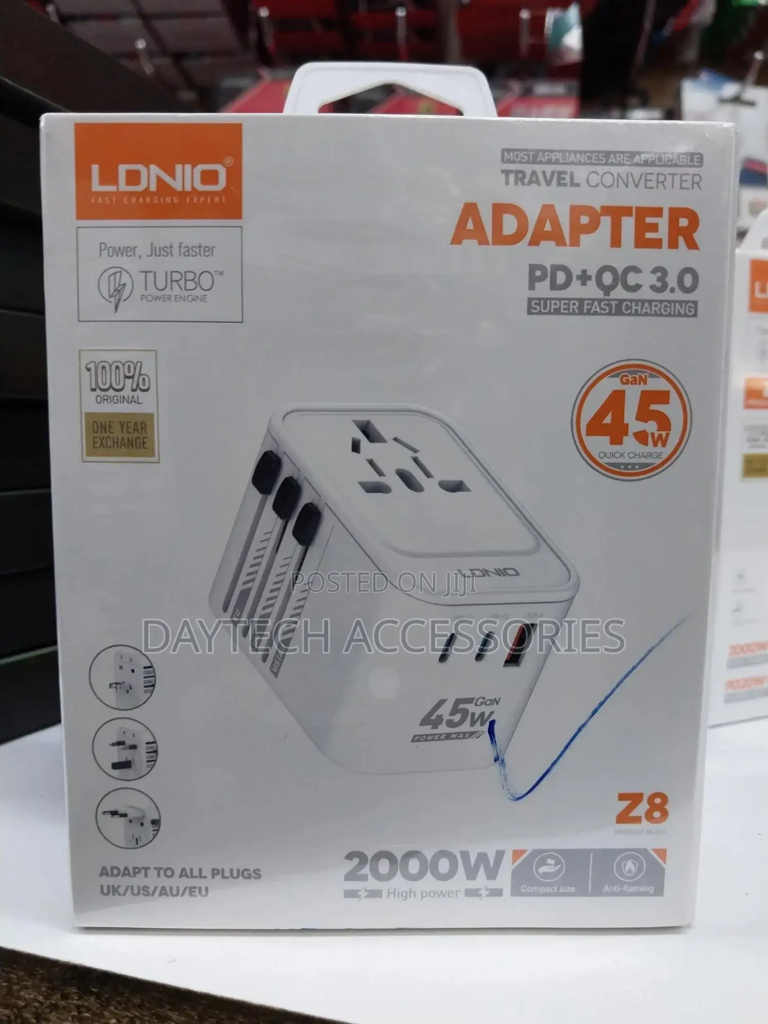 Z8 – 45w Universal Travel Adapter International Plug Adapter