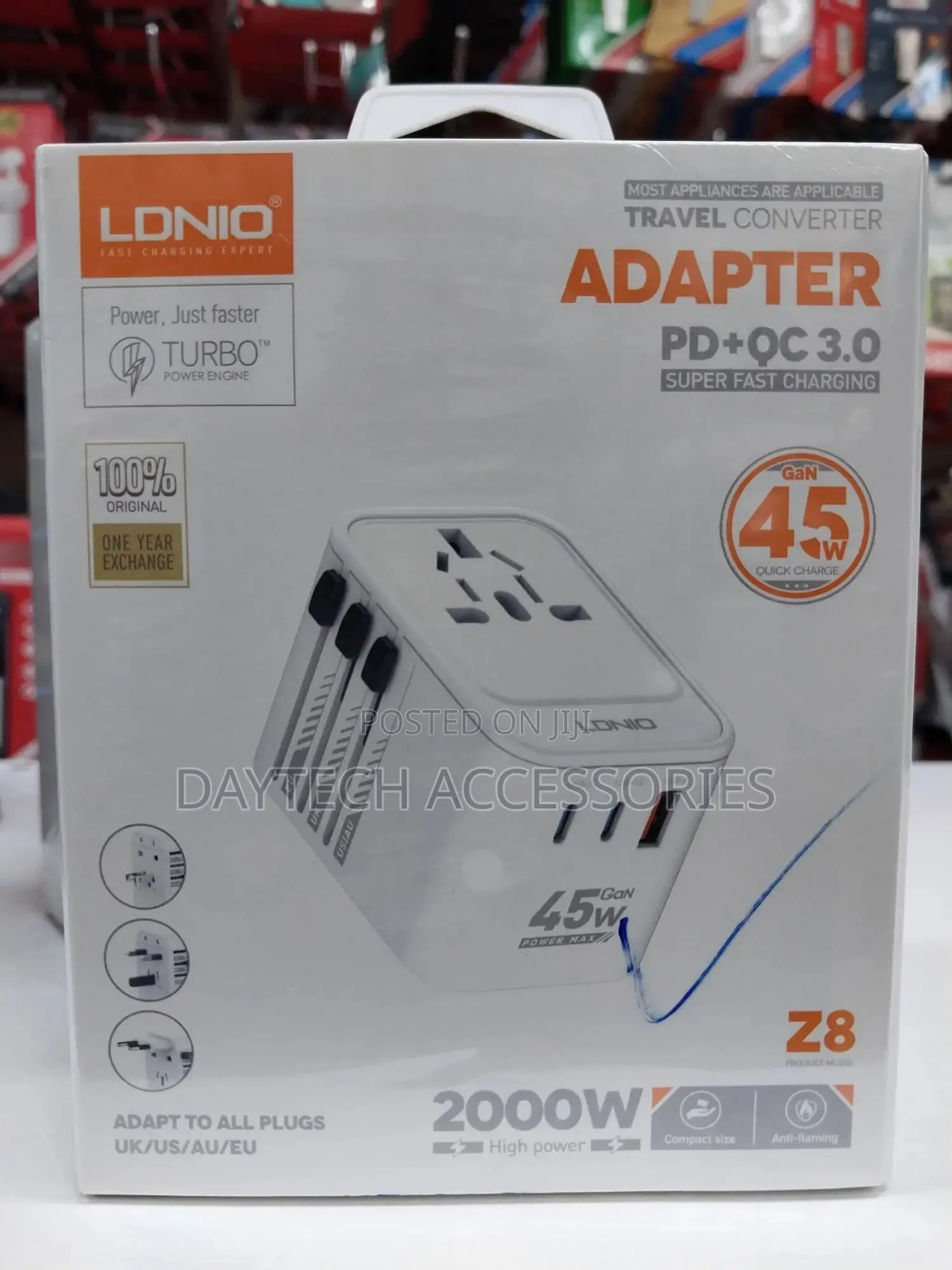 Z8 – 45w Universal Travel Adapter International Plug Adapter