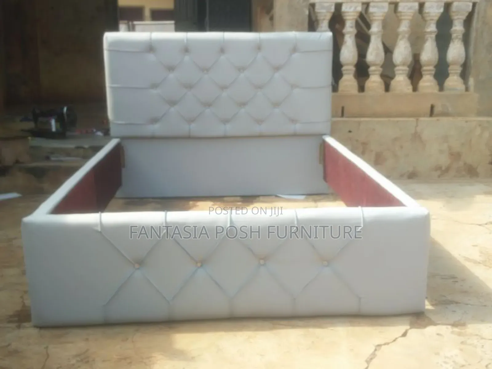 5x6 White Modern Chester Bed on Sale - Free Delivery