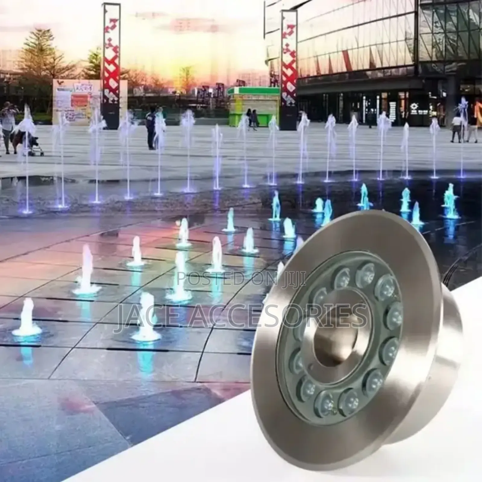 Fountain Frothy Foam Nozzle With Rgb Light