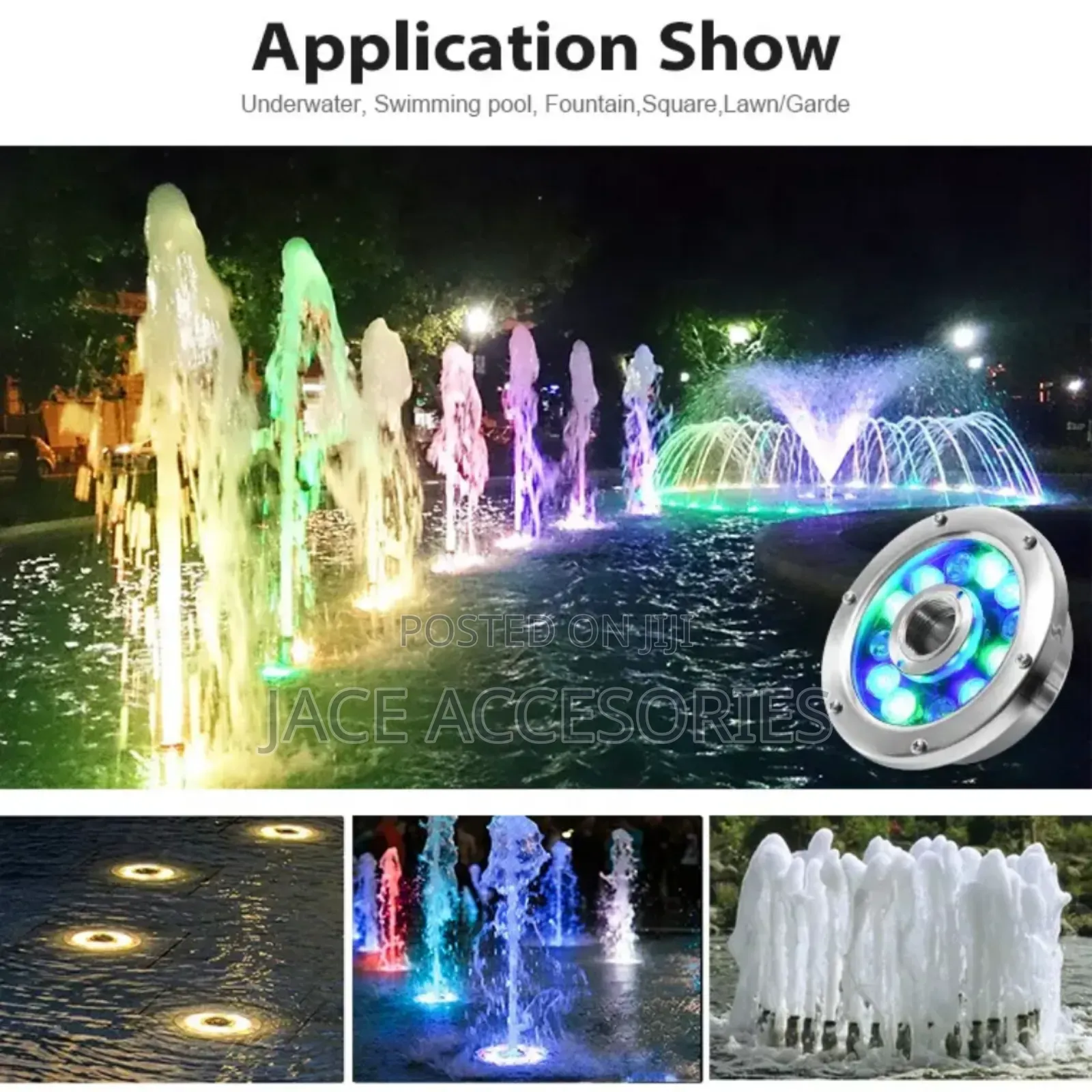 New Fountain Jet Foam Waterscape Nozzle