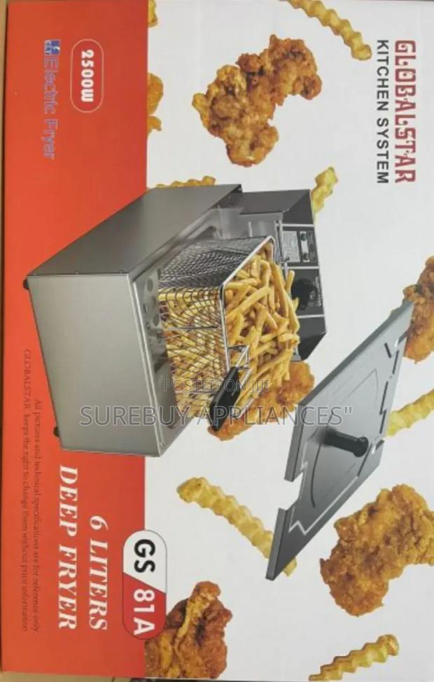 Globalstar 6l Single Deep Fryer - main view