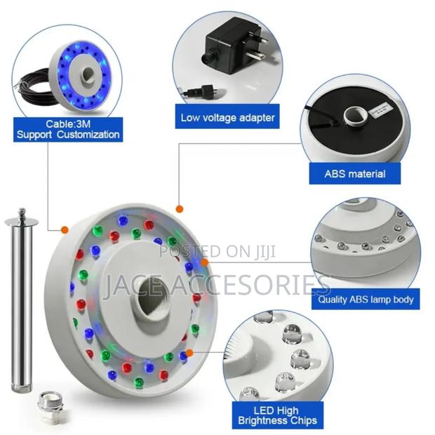 Mushroom Fountain  Nozzle With Light - thumbnail 3