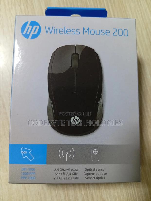 Hp Wireless Mouse 200 Black - main view