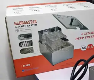 Deep Fryer 6l (Single) Global Star; In Stock