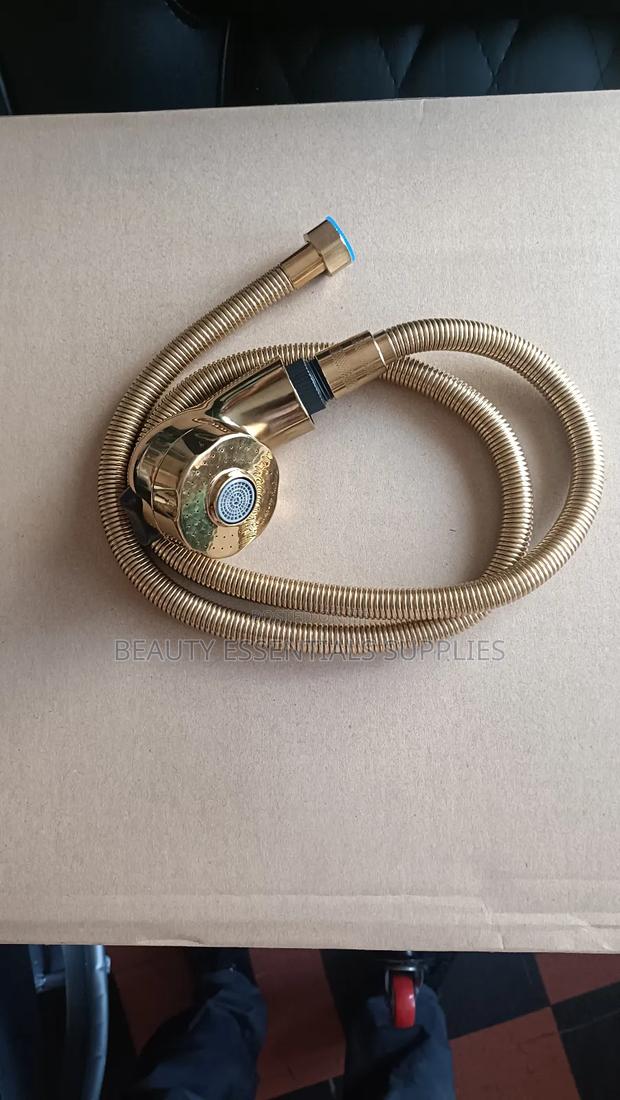 Shower Head and Pipe Golden Colour / Spa Pipe