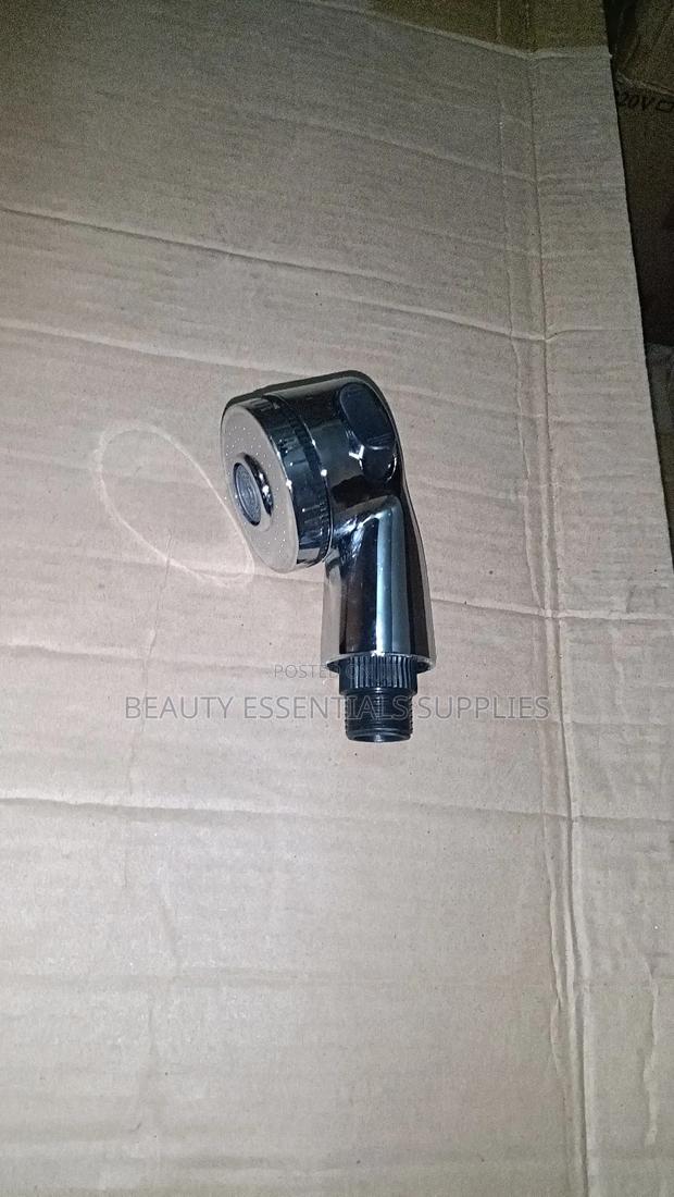 Silver Lockable Shower Head/ Fibre Spa Shower Head - main view