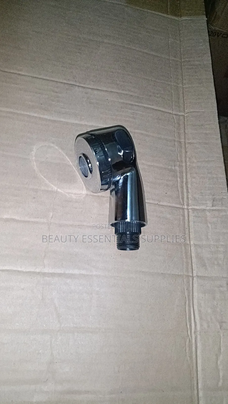 Silver Lockable Shower Head/ Fibre Spa Shower Head