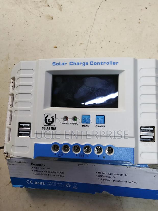Solar Max Charge Controller - main view