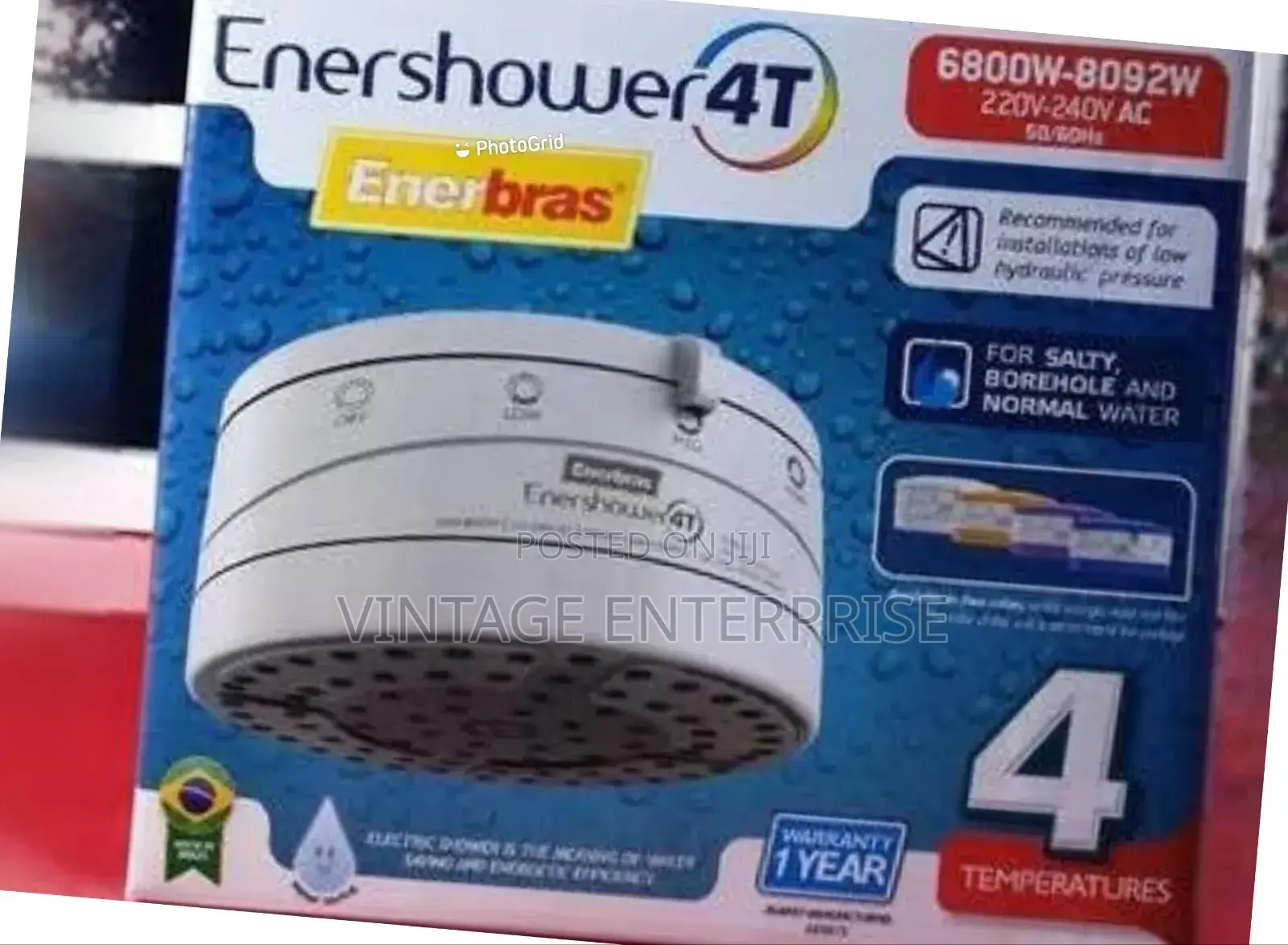 Enershower 4t Shower Head