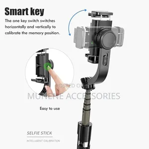 C08 Phone Stabilizer Gimbal 1axis Tripod Remote Selfie Stick