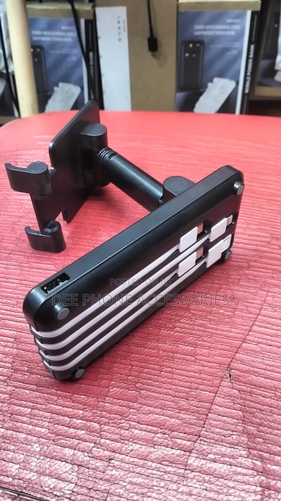 Phone Holder Table Stand With Power Bank