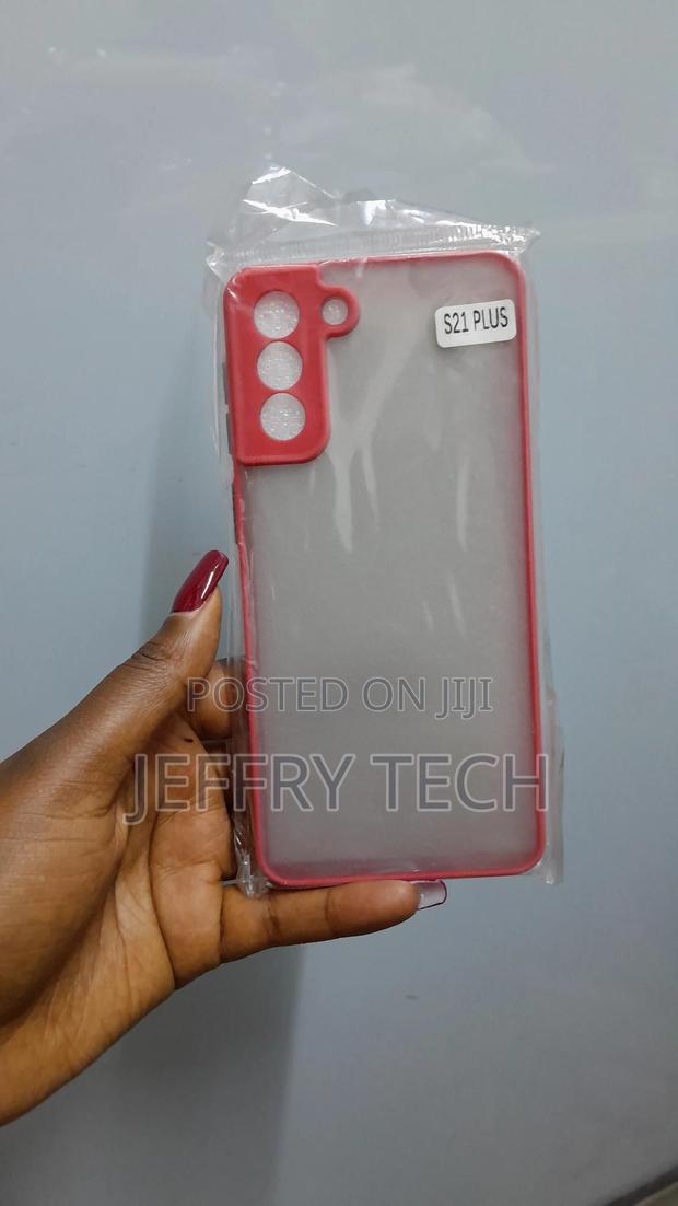 Aowner My Choice Transluscent Case for Galaxy S21 Plus-Red - main view