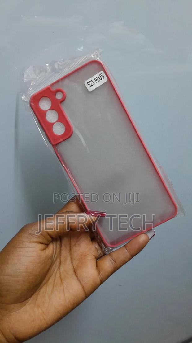 Aowner My Choice Transluscent Case for Galaxy S21 Plus-Red - thumbnail 2