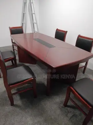 Office Table:Formal Conference Table – Casual Mahogany 240cm