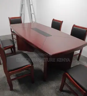 Office Table:Formal Conference Table – Casual Mahogany 240cm